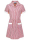 STRIPED SUMMER DRESS - RED